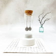 Load image into Gallery viewer, Sea Urchin Oval Hoops in a Keepsake Bottle
