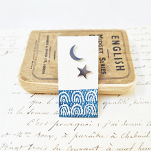 Load image into Gallery viewer, Star and moon stud earrings in a bottle
