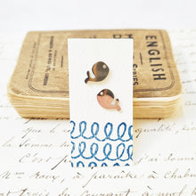 Load image into Gallery viewer, Cute Whale Stud earrings in a bottle
