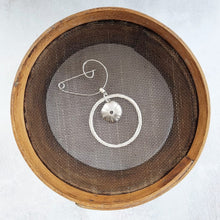 Load image into Gallery viewer, Abstract Circle and Urchin Swirl Pin Brooch Zamsoe Brooch
