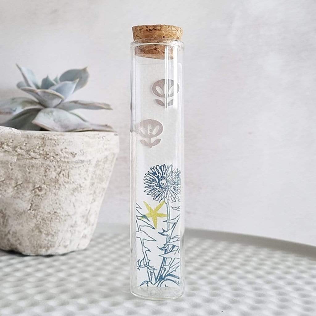 Abstract Flower Silver Plated Stud Earrings in a Bottle - 13 - Zamsoe