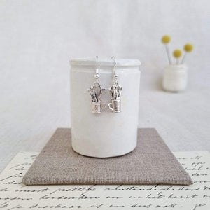 Artist Paint Pot Sterling Silver Earrings in a Box Zamsoe