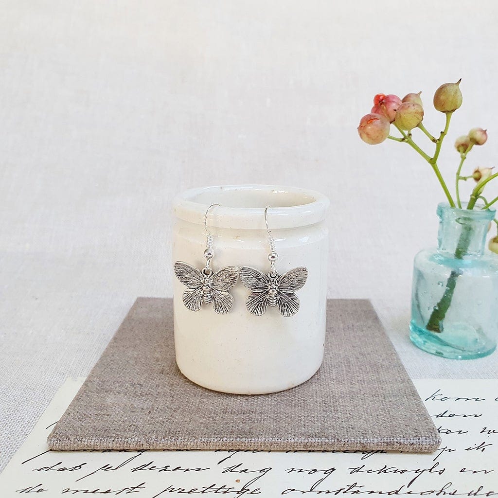 Butterfly Sterling Silver Earrings in a Box - 77 - Zamsoe