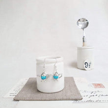 Load image into Gallery viewer, Colourful Teapot Earrings in a Gift Box Zamsoe Earrings
