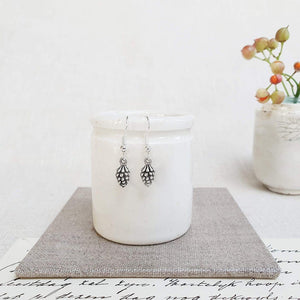 Fir Cone Sterling Silver Earrings in a Bottle Zamsoe