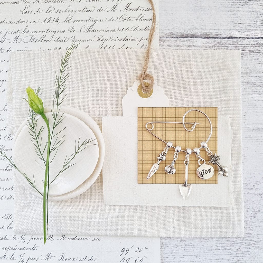 Grow Your Own Garden Swirl Brooch - Zamsoe