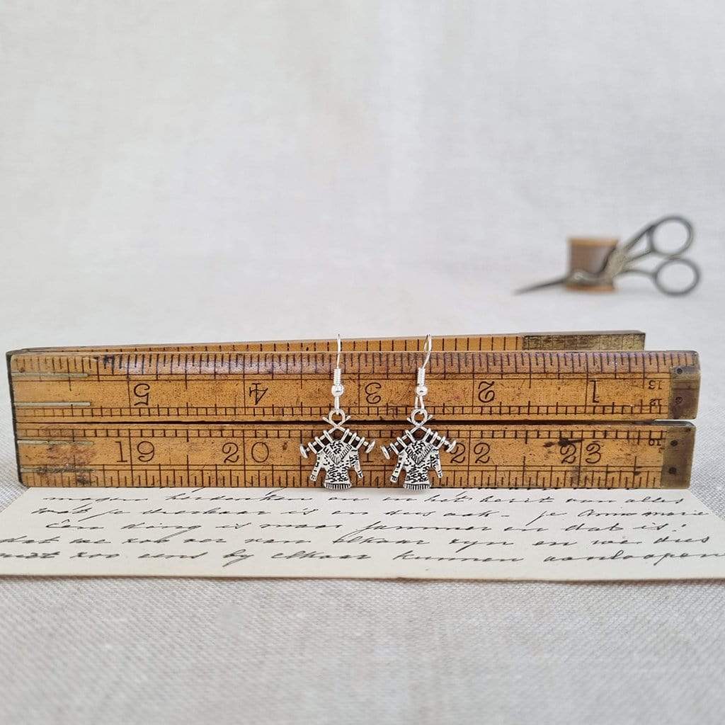Knitting earrings - Zamsoe