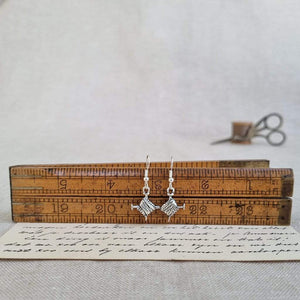 Knitting wool earrings Zamsoe Earrings