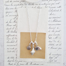 Load image into Gallery viewer, Seashells Charm Necklace Zamsoe Necklace
