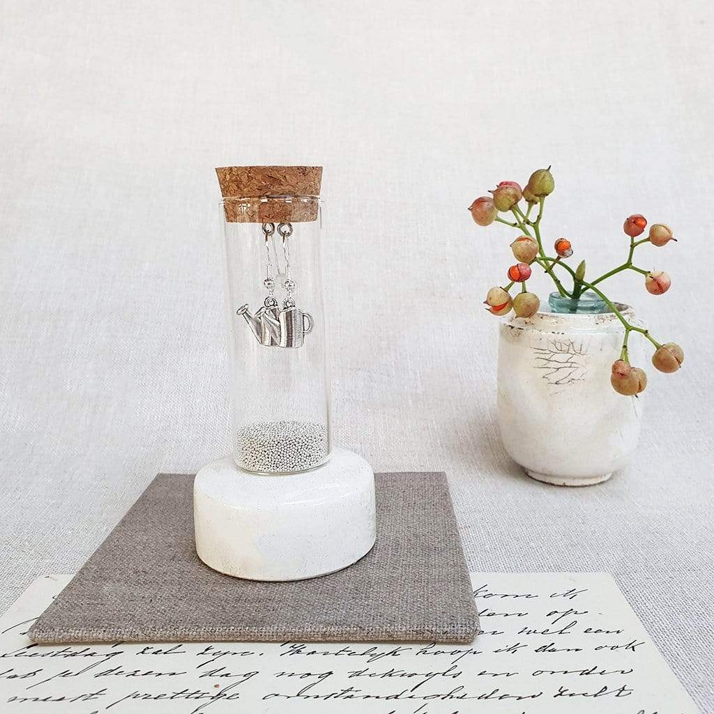 Watering Can Earrings in a Bottle - Zamsoe